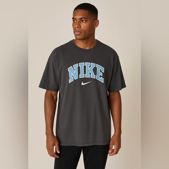 Nike Oversized Arch Logo T-Shirt – Dark Gray – Size XXL - Picture 1 of 5